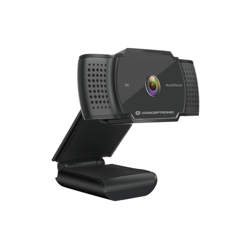 CONCEPTRONIC AMDIS02B 2K Super HD Autofocus Webcam with Microphone CONCEPTRONIC AMDIS02B 2K Super HD Autofocus Webcam with Microphone