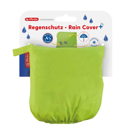 Herlitz 50033218 Housse de pluie pour cartable Jaune 16,5 x 14 x 4,5 cm, multicolore, 16.5 x 14 x 4.5 cm, Housse de pluie
