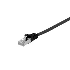 Equip Rhinocables 607694 Câble plat catégorie 6A U/FTP Noir 5 m