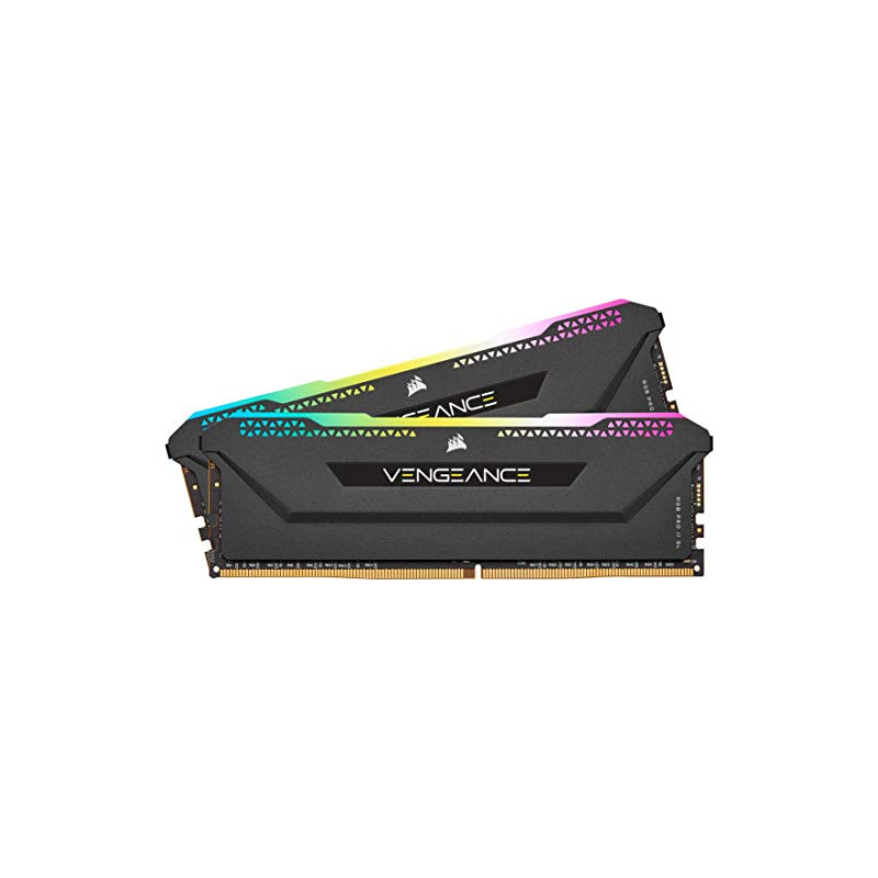 Corsair Vengeance RGB PRO SL 32GB (2x16GB) DDR4 3200MHz C16, Kit de mémoire de bureau éclairé (10 LEDs RGB adressables individue Corsair Vengeance RGB PRO SL 32GB (2x16GB) DDR4 3200MHz C16, Kit de mémoire de bureau éclairé (10 LEDs RGB adressables individue