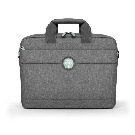 Port Designs Sacoche pc pour Ordinateur Portable Design et compacte avec Sangle de Trolley eco Yosemite 15.6 Pouces Grise