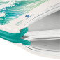 Herlitz 50033645 Cahier de notes Flex A4 2 x 40 pages lignées et quadrillées Motif vague GREENline Herlitz 50033645 Cahier de notes Flex A4 2 x 40 pages lignées et quadrillées Motif vague GREENline
