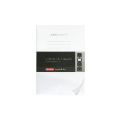 Herlitz 50034086 Recharge pour cahier Flex A4 2 x 40 feuilles quadrillées