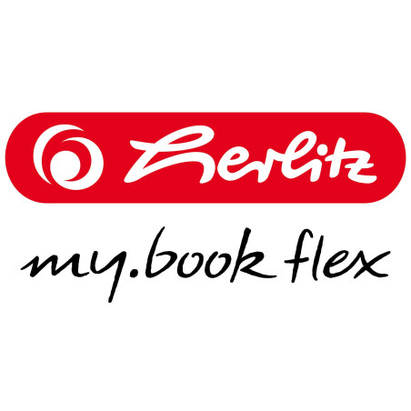 Herlitz 50034086 Recharge pour cahier Flex A4 2 x 40 feuilles quadrillées