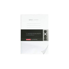 Herlitz 50034086 Recharge pour cahier Flex A4 2 x 40 feuilles quadrillées