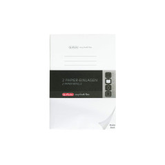 herlitz 50034109 Recharge pour cahiers Flex A4 2 x 40 feuilles blanches