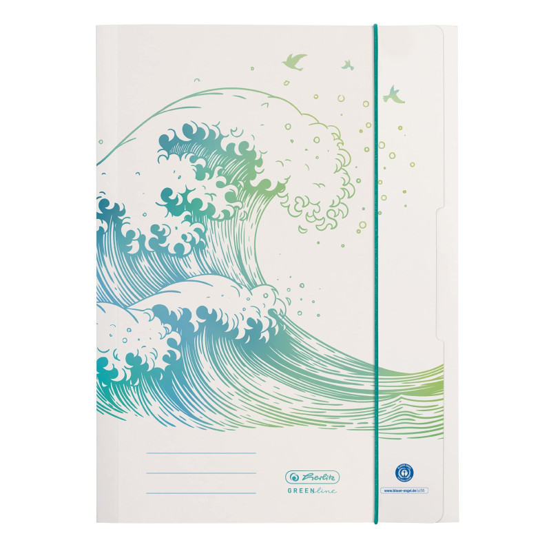 herlitz 50033928 GREENline Wave Chemise A4