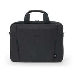 DICOTA Eco Slim Case Base 15-15,6 - Sacoche Fonctionnelle pour Ordinateur Portable avec Rembourrage de Protection, Noire