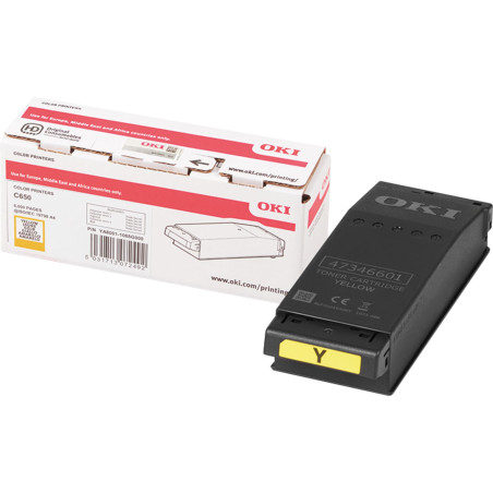 OKI 09006129 Cartouche de Toner 1 pièce(s) Original Jaune