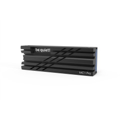 be quiet ! MC1 Pro M.2 SSD Cooler Heatsink avec tube chauffant pour modules 2280 simple et double face