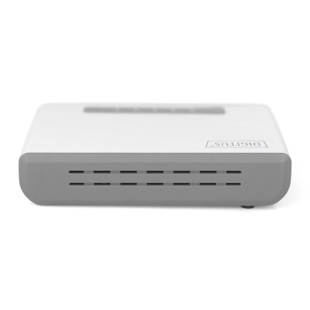 DIGITUS Wireless 300N Serveur réseau Multifonction 2 Ports, USB2.0, Hub USB réseau, Serveur d'impression