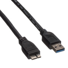 ROLINE USB 3.0 Cable, A M - Micro B M, 0,15m
