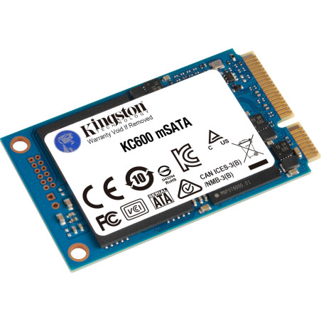 Kingston KC600 SSD 1024Go SATA3 mSATA - SKC600MS/1024G