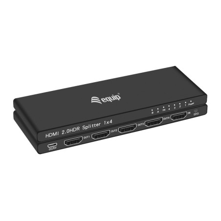 Splitter HDMI 2.0 EQUIPEMENT ULTRASLIM 4 Ports