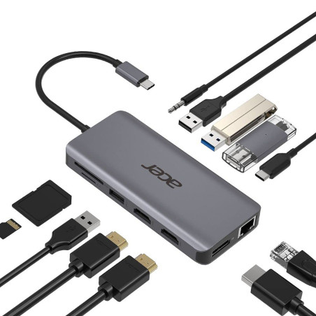 Adattatore Acer 12 in 1 tipo C - Docking Station