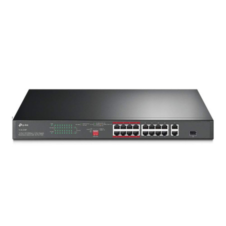 TP-LINK TL-SL1218P Switch Non administrable 16 Ports PoE+ 10/100 Mbps + 2 Ports Gigabit