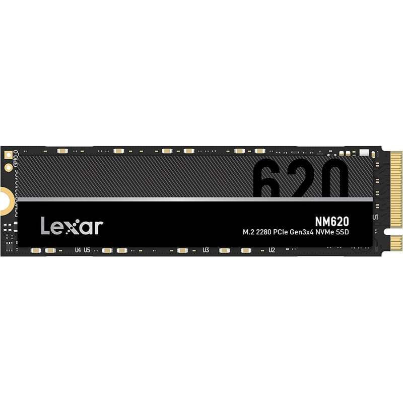 Lexar NM620 SSD 512 Go, PCIe 3.0 x4, NVMe 1.4, M.2 2280 Lexar NM620 SSD 512 Go, PCIe 3.0 x4, NVMe 1.4, M.2 2280
