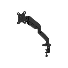 Port Connect Fixation de Bureau Bras d'affichage pour écran jusq'à 32 Pouces / 8 kg Norme vesa avec Double Orientation Noir