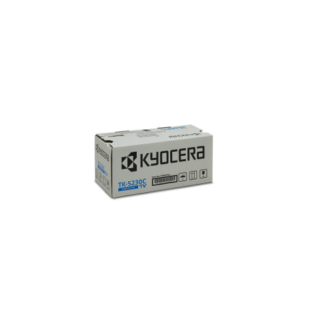 Toner Kyocera TK-5230C d'origine. Cyan, 1 200 pages ISO 19752, compatible imprimante ECOSYS M5521cdw, M5521cdn XL