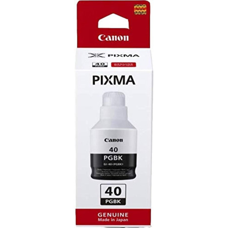 Canon GI-40 Bouteille PGBK Noir Pigmentaire (Emballage carton)