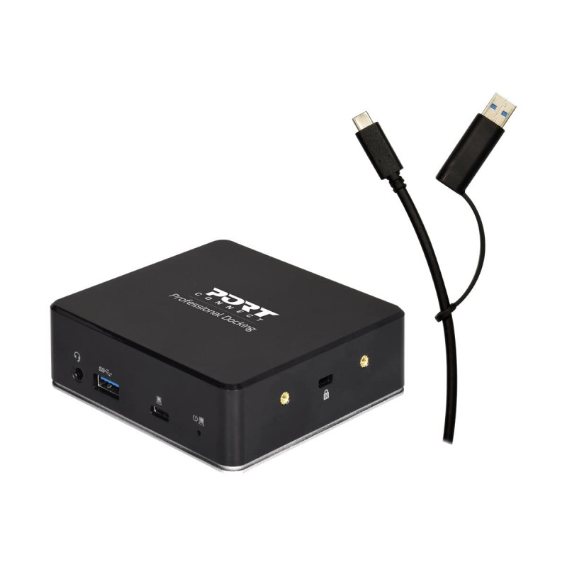 PORT CONNECT Station d'Accueil USB-A et USB-C 2 x 2K 7 périphériques HDMI 85 W PORT CONNECT Station d'Accueil USB-A et USB-C 2 x 2K 7 périphériques HDMI 85 W