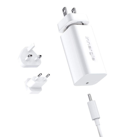 Innergie 65U Le Plus Petit Adptr. d Alimentation 65W 6 Embouts d Alimentation pour Portables Câble 1.5M Embouts Voyage UE.UK et