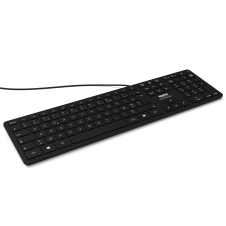pport Connect Clavier USB de Bureau Professionnel 109 Touches 6 raccourcis multimédias Design Ultra Fin et élégant USB-a & USB-c