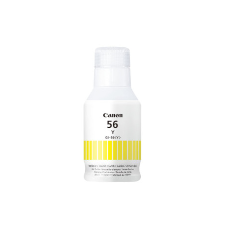 Canon GI-56 Y Bouteille d'encre, pour imprimante Jet d'encre MAXIFY, Jaune