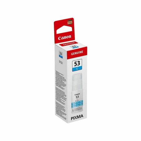 Canon GI-53 C Bouteille d'encre, pour imprimante Jet d'encre PIXMA MEGATANK, Cyan