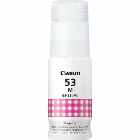 Canon GI-53 M Bouteille d'encre, pour imprimante Jet d'encre PIXMA MEGATANK, Magenta