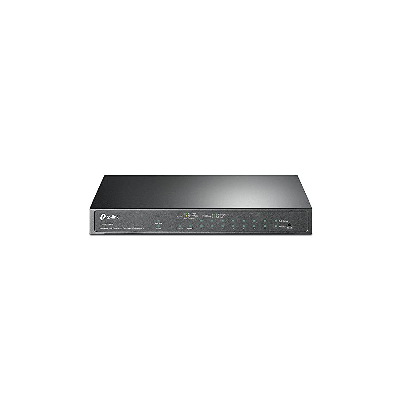 TP-LINK TL-SG1210MPE 10-Port Gigabit Easy Smart Switch with 8-Port PoE+ TP-LINK TL-SG1210MPE 10-Port Gigabit Easy Smart Switch with 8-Port PoE+