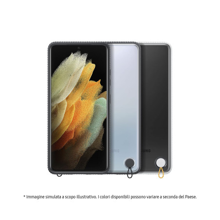 Samsung EF-GG998 coque de protection pour téléphones portables 17,3 cm (6.8") Housse Transparent, Blanc
