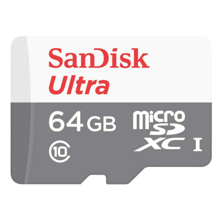 sandisk - Cards 64gb sandisk Ultra microsdxc + SD 100mb/s Class 10 uhs-i Tablet