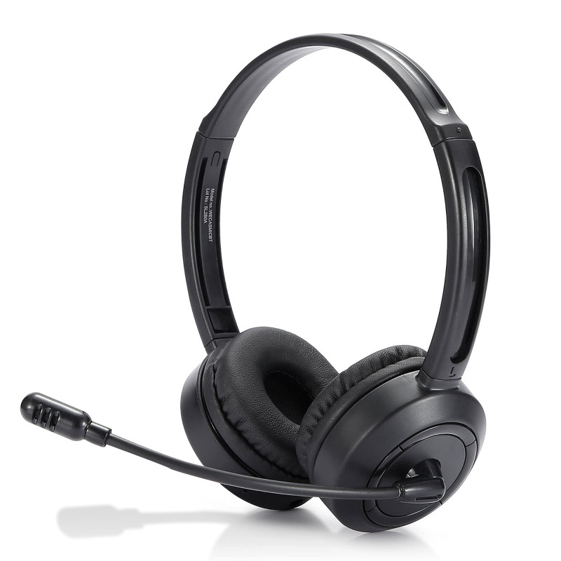 WE Casque Bluetooth avec Micro sans Fil, Bluetooth 5.0 Casque, Portable Ordinateur Casque Téléphonique, Casque PC WE Casque Bluetooth avec Micro sans Fil, Bluetooth 5.0 Casque, Portable Ordinateur Casque Téléphonique, Casque PC