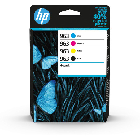 HP 963 - Confezione da 4: nero, giallo, ciano, magenta