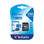 Verbatim Carte mémoire microSDXC avec Adaptateur - Vitesse de Lecture jusqu'à 90 Mo/s - Vitesse d'écriture Minimale 10 Mo/s - No Verbatim Carte mémoire microSDXC avec Adaptateur - Vitesse de Lecture jusqu'à 90 Mo/s - Vitesse d'écriture Minimale 10 Mo/s - No