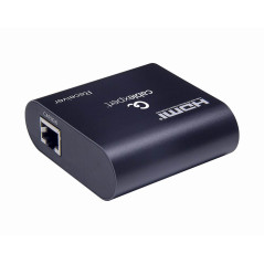 Gembird Extender HDMI - Etend les signaux HDMI jusqu'à 60m, Full HD 1080p, Noir