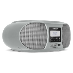 TechniSat DIGITRADIO 1990 - stéréo Boombox avec Radio Dab +/FM et Lecteur CD (Streaming Audio Bluetooth, Connexion Casque, USB,