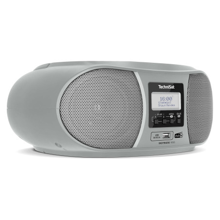 TechniSat DIGITRADIO 1990 - stéréo Boombox avec Radio Dab +/FM et Lecteur CD (Streaming Audio Bluetooth, Connexion Casque, USB,