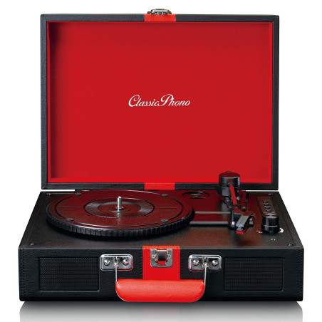 Tourne-Disque Classic Phono by Lenco TT-110 - Tourne-Disque - 33, 45 et 78 RPM - Bluetooth - Transmission par Courroie - 2 Haut-