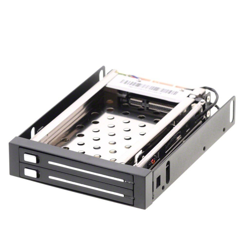 Delock 47189 Rack Mobile 3.5″ pour DD/SSD SATA 2 x 2.5″ Delock 47189 Rack Mobile 3.5″ pour DD/SSD SATA 2 x 2.5″