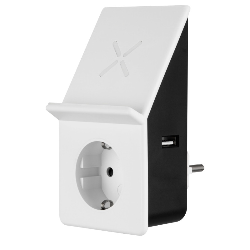 REV Adaptat. Charge USB avec Chargeur sans Fil + 1x Prise REV Adaptat. Charge USB avec Chargeur sans Fil + 1x Prise