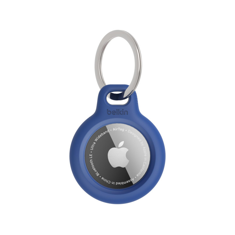 Belkin Étui pour Apple AirTag avec Attache en Métal, Porte Clés, Protection Durable, Anti-rayure, Ouverture Facile et Rebords Su Belkin Étui pour Apple AirTag avec Attache en Métal, Porte Clés, Protection Durable, Anti-rayure, Ouverture Facile et Rebords Su