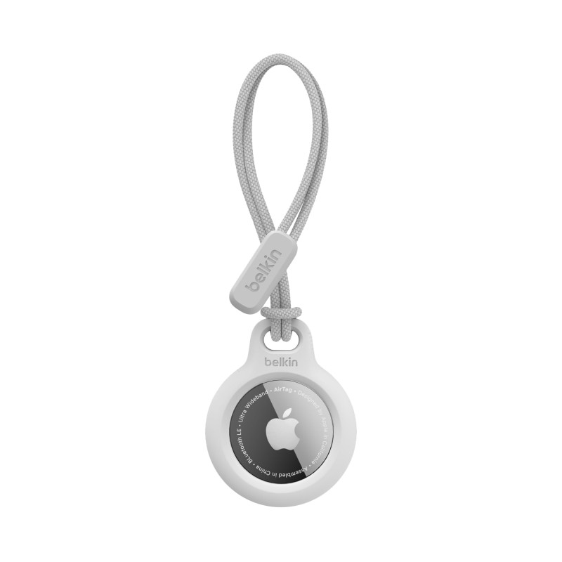 Belkin Anneau de protection avec cordon d'attache (protection pour AirTag, accessoire résistant aux rayures, blanc) Belkin Anneau de protection avec cordon d'attache (protection pour AirTag, accessoire résistant aux rayures, blanc)