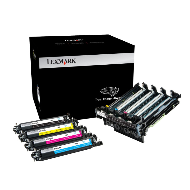 Lexmark - 70C0Z50 - Kit d'encre couleur et noir/blanc pour imprimante Lexmark - 70C0Z50 - Kit d'encre couleur et noir/blanc pour imprimante