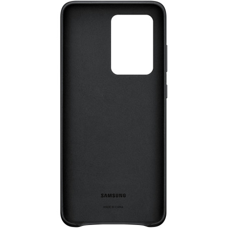 Samsung Leather Cover Galaxy S20 Ultra - Cuir noir