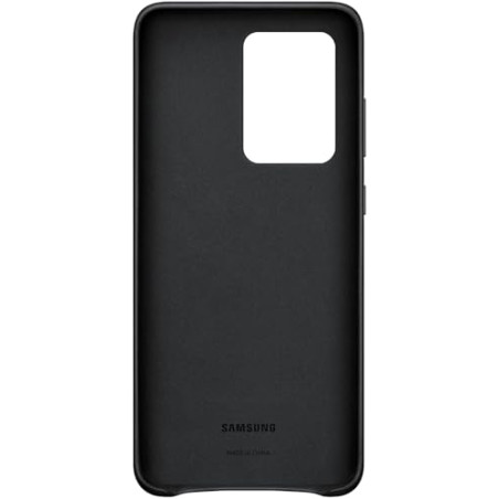 Samsung Leather Cover Galaxy S20 Ultra - Cuir noir