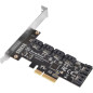 Silverstone Technology ECS06, Carte PCI Express 6 Ports SATA Gen3 (6Gbps) Non Raid Gen3 x2, SST-ECS06 Silverstone Technology ECS06, Carte PCI Express 6 Ports SATA Gen3 (6Gbps) Non Raid Gen3 x2, SST-ECS06