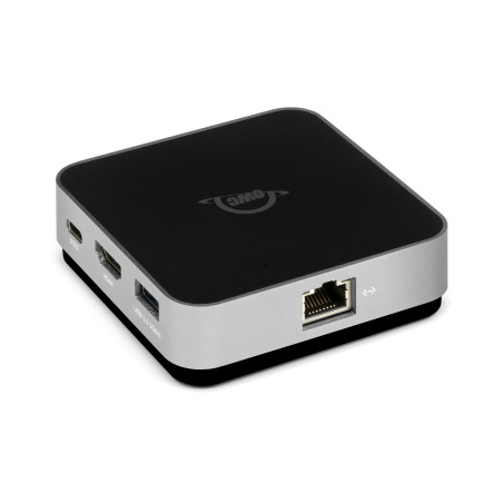 OWC 6-Port Travel Dock 100W- Space Gray (ethernet)