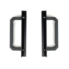 Silverstone SST-RA02B - Poignée Montage en Rack pour boîter d'ordinateur, GD07 GD08 GD09 GD10, Aluminium, Noir